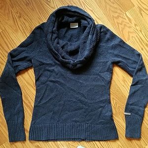 Cozy Columbia cowl neck sweater